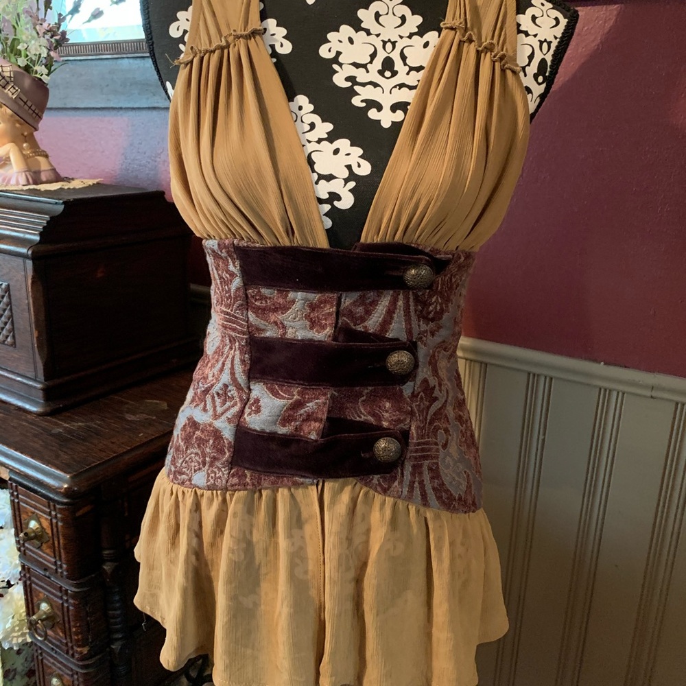 BKE boutique button front shirt